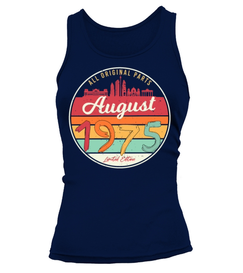 1975 In August Vintage Tank top Woman