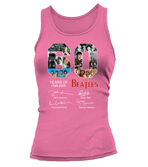 60 years of The Beatles 1960 2020 signatures autographed shirt Tank top Woman
