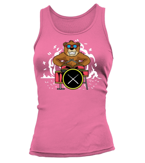 Bear Drummer Instrumentalist Gift Tank top Woman