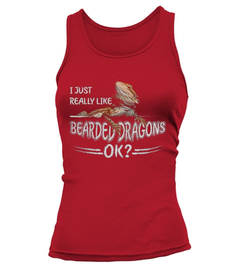 Bearded Dragon I Just Really Like Funny Tees Tank top Woman