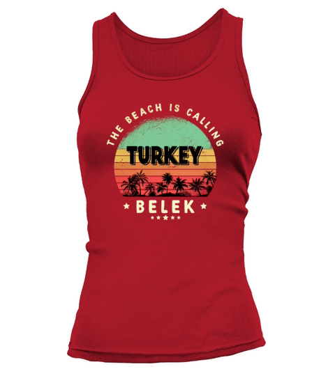 Belek Turkey Beach Design Tank top Woman