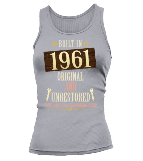 Built In The 1961 Original And Unrestored Tank top Woman