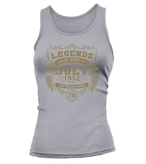 Funny Sayings for 50th Birthday July 1952 Vintage Tank top Woman