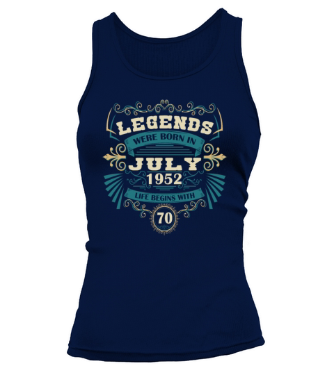 Funny Sayings for 50th Birthday July 1952 Vintage Tank top Woman