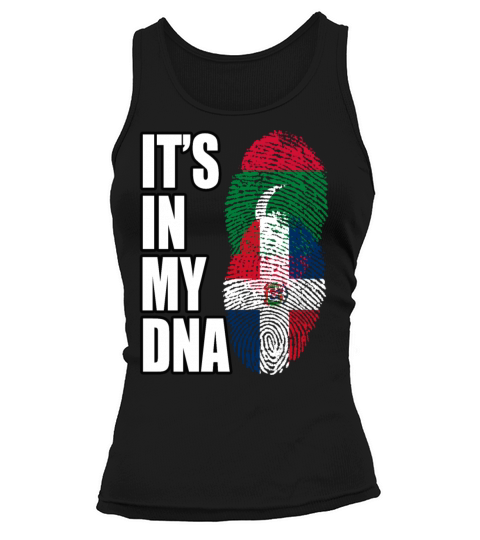 Maldivian And Dominican Mix Heritage DNA Flag Tank top Woman