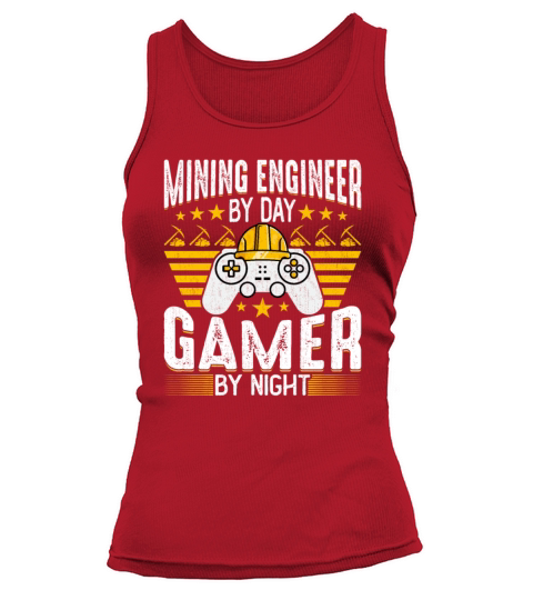 Mining Engineer Funny Mining Engineering Gamer Tank top Woman
