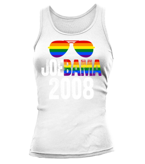 Obama Biden Vintage Gay Pride JoeBama 2008 Tank top Woman