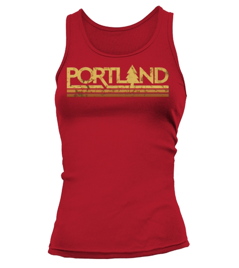 Retro Vintage Portland Oregon Tank top Woman