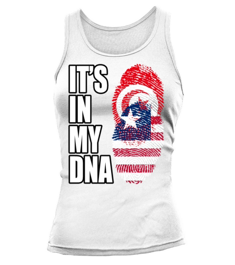 Tunisian And Liberian Mix Heritage DNA Flag Tank top Woman