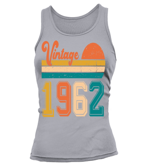 Vintage 1962 birthday gift Tank top Woman