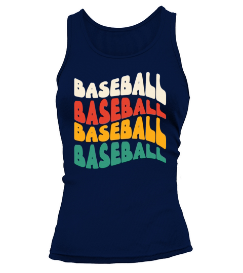 Vintage Baseball Hippie Tank top Woman