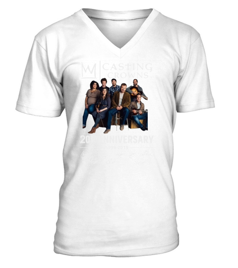 20th Anniversary 1999-2019 Signatures Casting Crowns shirt V-Neck T-shirt
