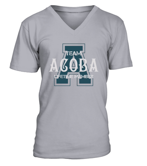 ACOBA Shirts - Team ACOBA Lifetime Member Name Shirts V-Neck T-shirt