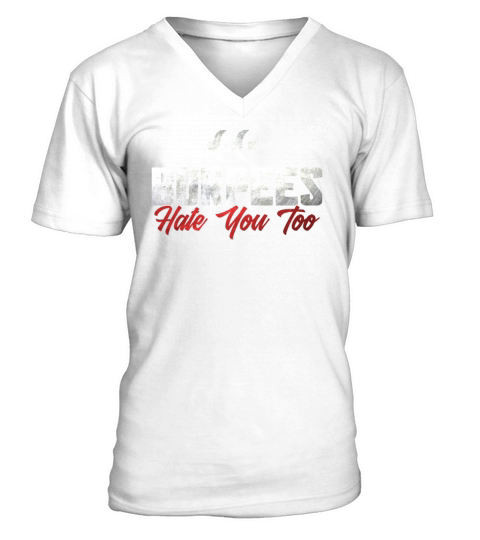 Burpee Workout Gym Quotes Burpees Hate You Too V-Neck T-shirt