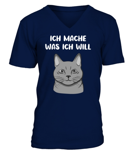 Cat Sassy Kitten Cat Funny Quote Gift Idea V-Neck T-shirt