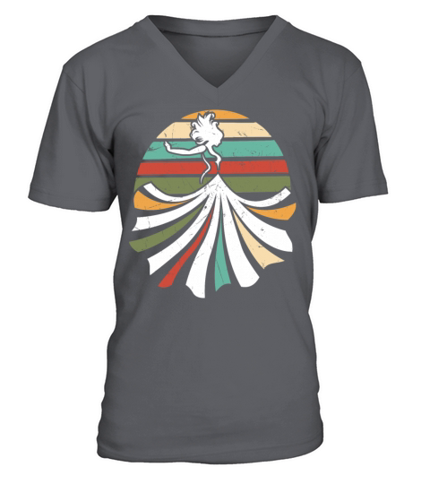 Dress Fashion Dress Vintage V-Neck T-shirt