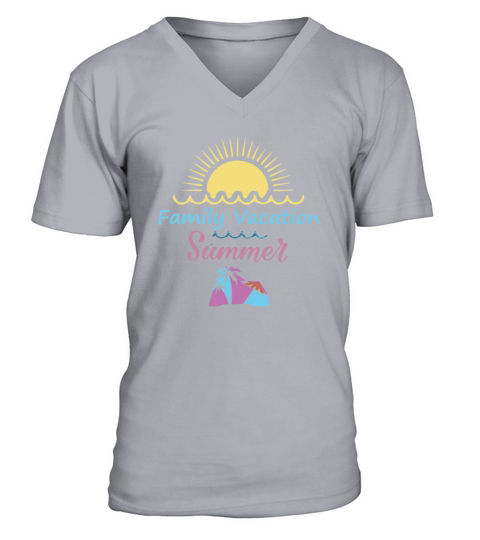 Family Vacation Sun V-Neck T-shirt