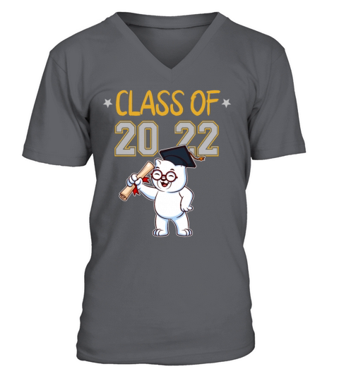 Funny Graduation Animals Class Of 2022 Graduate V-Neck T-shirt