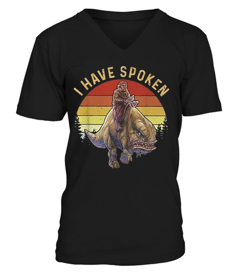 Kuill The Mandalorian I have spoken sunset shirt V-Neck T-shirt