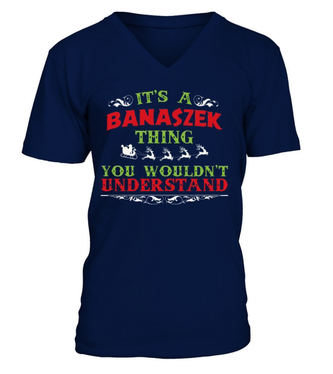Proud To Be BANASZEK Tshirt V-Neck T-shirt