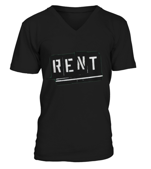 Rent The Musical Logo V-Neck T-shirt