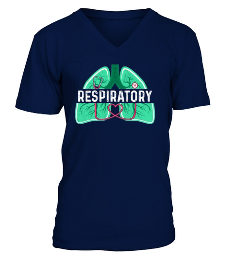 Respiratory Therapy Therapist - Lungs Doctor RT RR V-Neck T-shirt