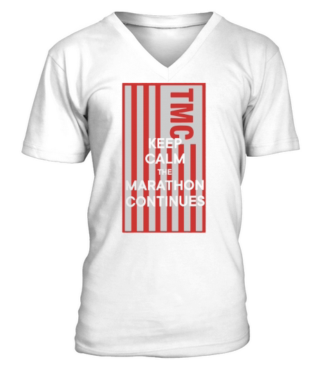 Rip Nipsey Hussle TMC keep calm the Marathon continues - Baby Onesie V-Neck T-shirt