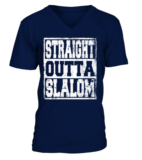 Slalom Saying funny V-Neck T-shirt