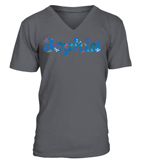 Sophia name V-Neck T-shirt