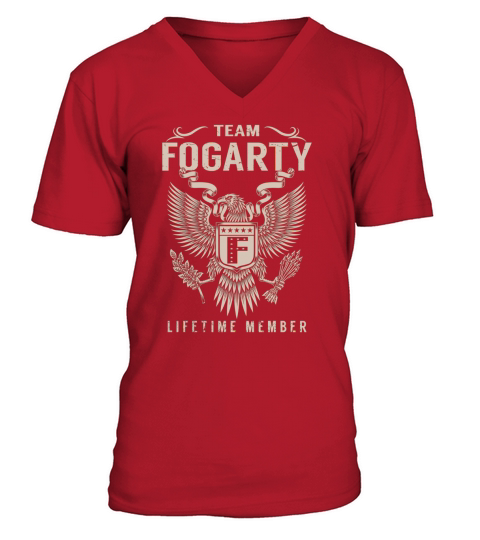 Team FOGARTY Lifetime Member Name Shirts V-Neck T-shirt