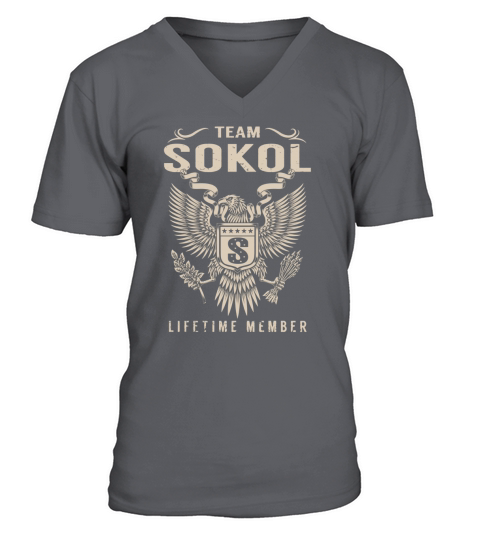 Team SOKOL Lifetime Member Name Shirts V-Neck T-shirt