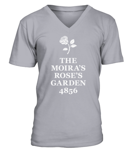 The Moiras Roses Garden - white type T-Shirt - Coffee Mug (colored) V-Neck T-shirt