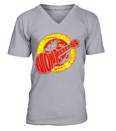 The Monkees 20th Anniversary V-Neck T-shirt