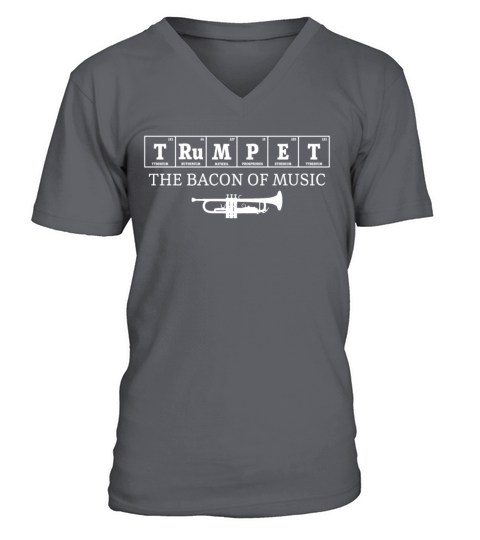 Trumpet Player Vintage Periodic V-Neck T-shirt
