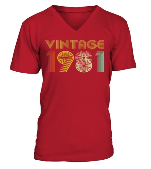 Vintage 1981 V-Neck T-shirt