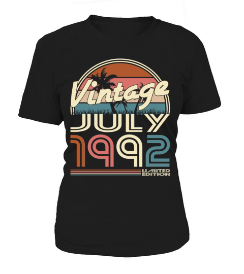 30th birthday vintage july 1992 limited edition Women's T-Shirt