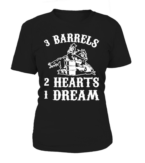 Barrel Heart Riding Horses Barrel Racing T-Shirt Women's T-Shirt