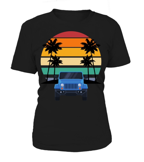 Jeep palm trees Women's T-Shirt