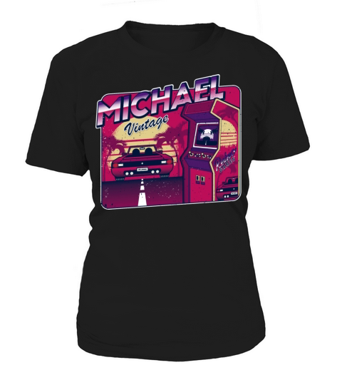 Michael - Personalized Vintage Gamer 80s 90s Women's T-Shirt