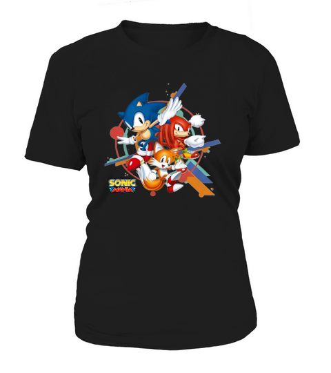 Official Sonic Mania T-Shirt - Sonic, Tails, &amp;amp; Knuckles Women's T-Shirt