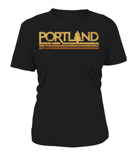 Retro Vintage Portland Oregon Women's T-Shirt