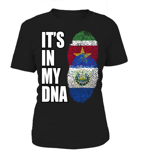 Surinamese And Salvadoran Vintage Heritage DNA Fla Women's T-Shirt