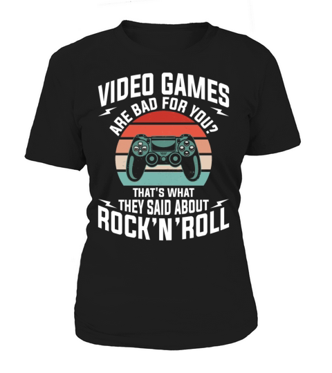 Video Games Are Bad For You - Classic Video Games Women's T-Shirt