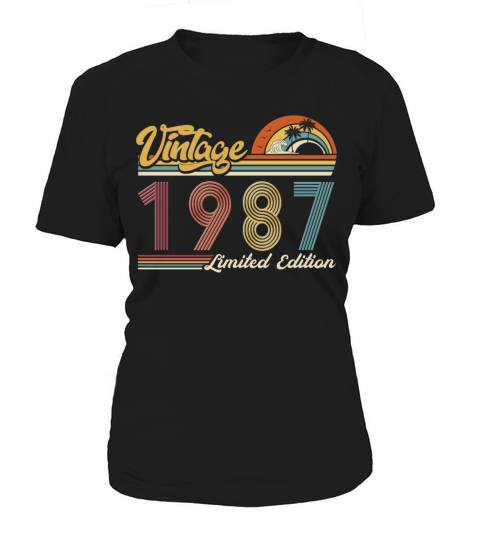 Vintage "Limited Edition" Vintage 1987 Birthday Women's T-Shirt