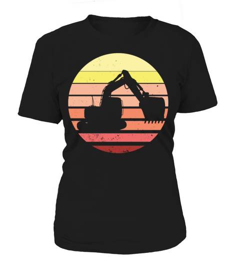 Vintage Retro Excavator Women's T-Shirt