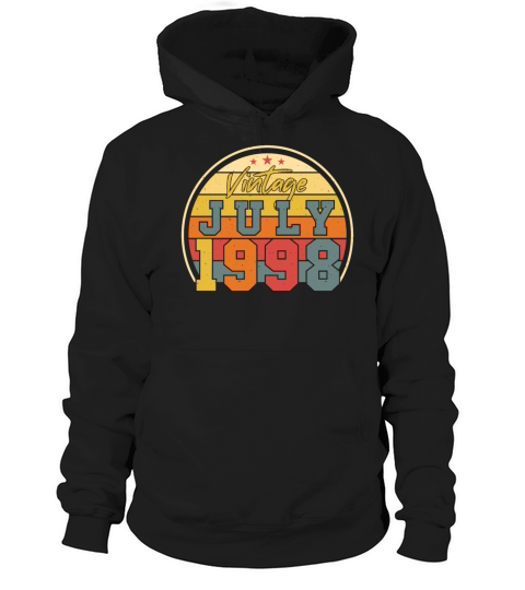 Birth Month July 1998 Hoodie Unisex
