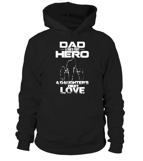DAD A SONS FIRST HERO Hoodie Unisex