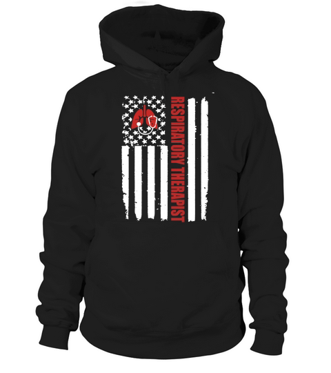 Nurses T-Shirts RRT Respiratory Therapist American Flag Gift Hoodie Unisex