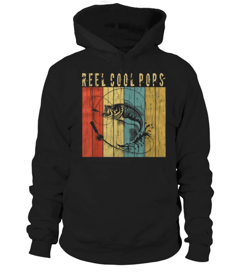 Reel Cool Pops Fishing Grandpa shirt Hoodie Unisex