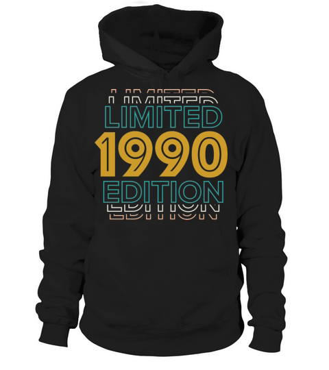 Retro Vintage Limited Edition 1990 Hoodie Unisex